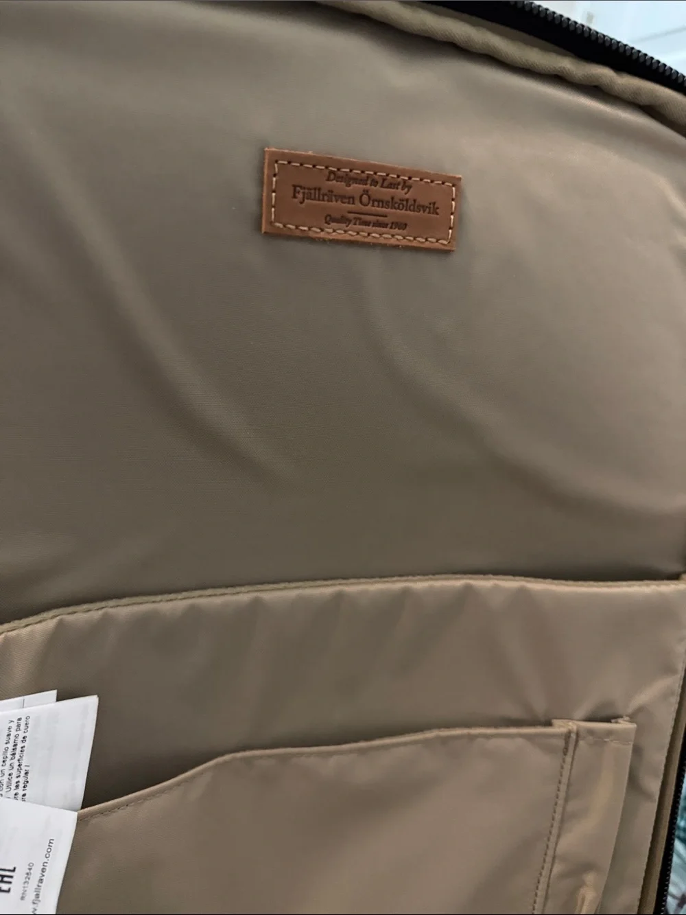 Fjallraven Black Travel Backpack